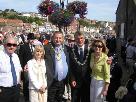 The Lord Mayor of Whitby and the Lord Mayor of Scarborough