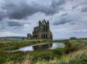 Whitby Abbey water