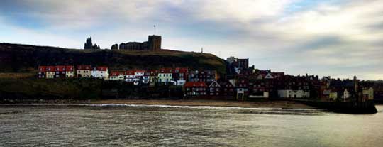 the view from Whitby’s Twin Piers